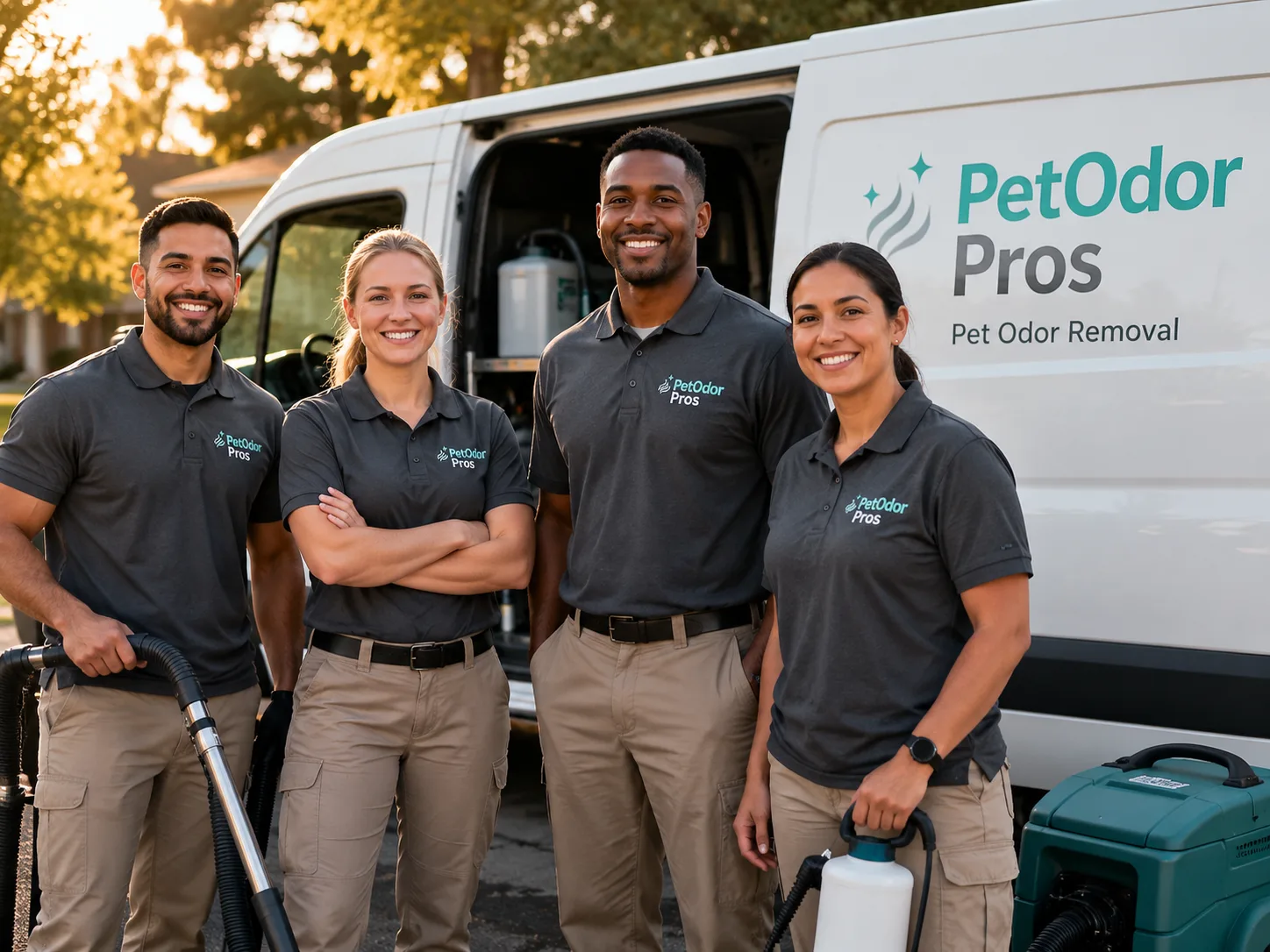Pet Odor Removal team serving Burlington, MI